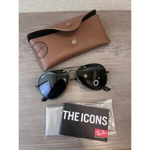 Ray-Ban Blaze Aviator Unisex Sunglasses - green lenses